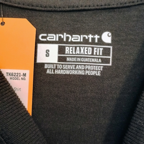 NWT Carhartt Texas Black Men's T-Shirt Size Small - Picture 4 of 4